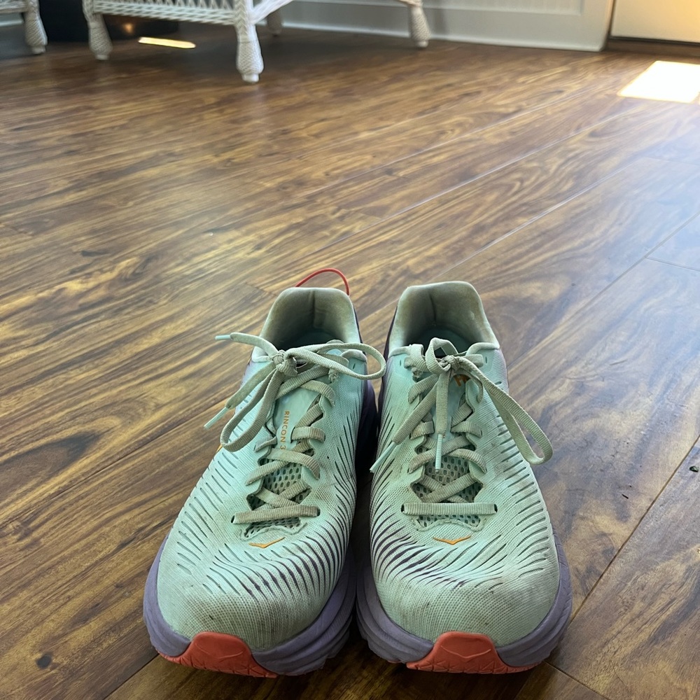 Blue and purple 8.5 hokas